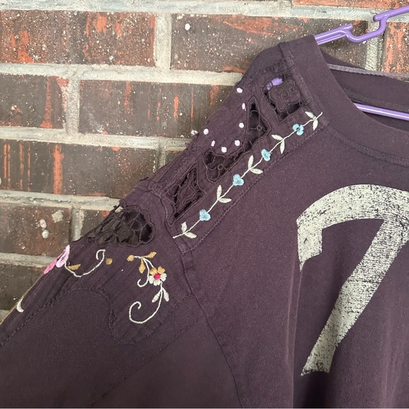 Free People Chocolate Brown We The Free Lilith Tee - Picture 6 of 9